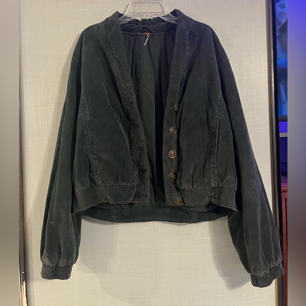 Free People Gray Jacket size XS